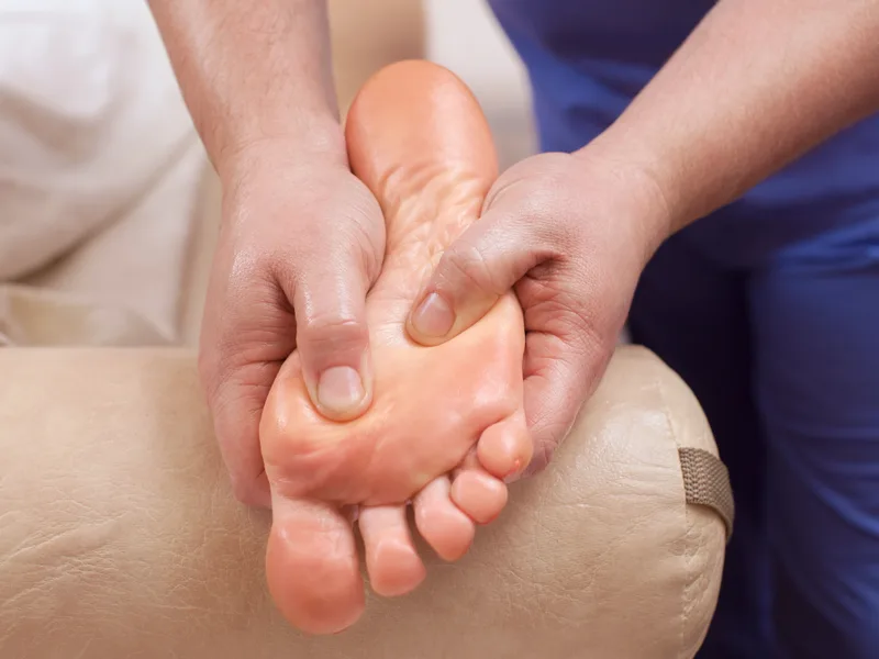 Chiropractic care for plantar fasciitis at The Creek Chiropractic & Wellness in Battle Creek